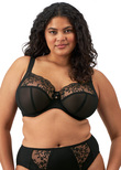 Zarla Banded Bra Black