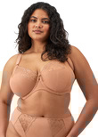 Elomi Zarla Stretch Banded Bra Cafe Au Lait Zarla Banded Bra Cafe Au Lait