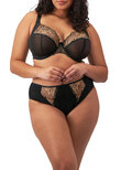 Elomi Teagan Plunge Bra Black / Almond Teagan Plunge Bra Black / Almond