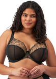 Teagan Plunge Bra Black / Almond