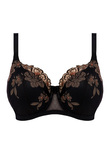 Teagan Half Cup Bra Black / Almond