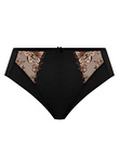 Elomi Teagan High Leg Brief Black / Almond Teagan Brief Black / Almond