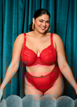 Elomi Tiernie Slip Red Tiernie Slip Red
