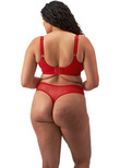 Matilda Plunge Bra Haute Red