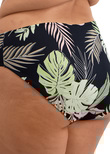 Elomi Tropical Retreat Mid Rise Bikini Brief Black Tropical Retreat Bikini Bottom Black