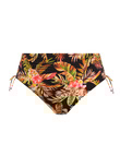 Elomi Tiger Valley Adjustable Bikini Brief Black Tiger Valley Bikini Bottom Black