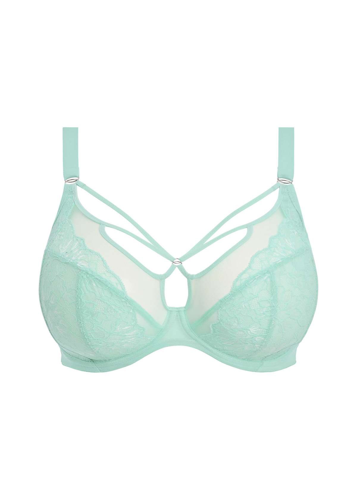 Elomi Brianna Underwire Strappy Plunge Bra In Black Elomi Brianna Underwire Strappy Plunge Bra In Black