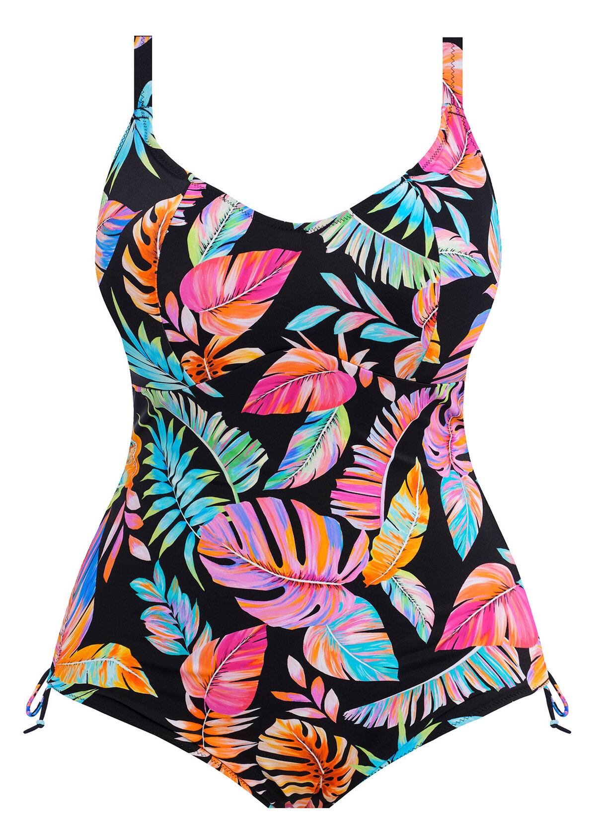 Tropical Falls Black Non Wired Swimsuit from Elomi