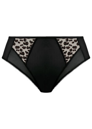 Namrah High Leg Brief Jet Namrah  Jet