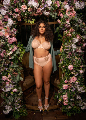 Namrah High Leg Brief Pale Blush Namrah  Pale Blush