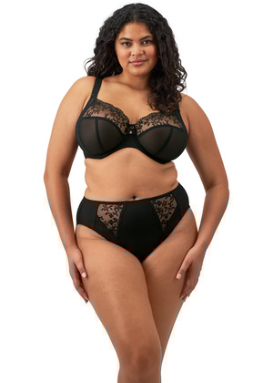 Zarla Stretch Banded Bra Black Zarla  Black