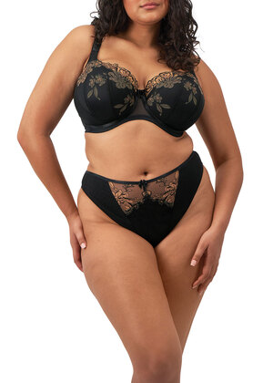 Teagan Thong Black / Almond Teagan  Black / Almond