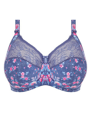Morgan Stretch Banded Bra Denim Floral Morgan  Denim Floral