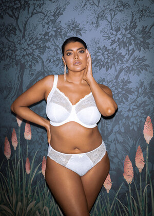 Morgan Stretch-BH mit Unterbrustband White Morgan  White