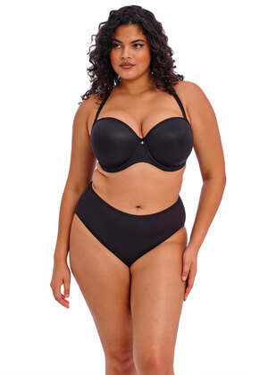 Smooth Molded Strapless Bra Black Smooth  Black