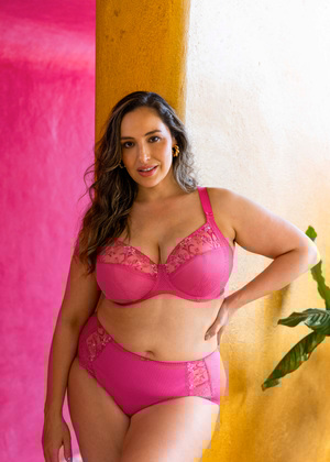 Charley Plunge Bra Pink Charley  Pink