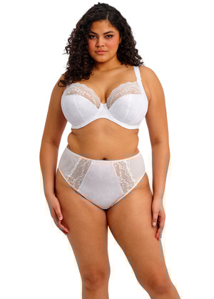 Lucie Stretch Plunge Bra White Lucie  White