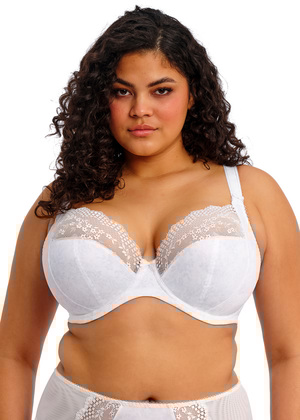 Lucie Stretch Plunge Bra White Lucie  White