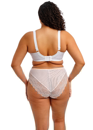 Lucie High Leg Brief White Lucie  White
