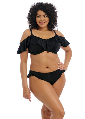 Plain Sailing Bardot Bikinitop Black Plain Sailing  Black