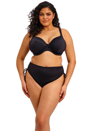 Plain Sailing Plunge Bikini Top Black Plain Sailing  Black