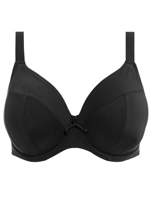 Plain Sailing Plunge Bikini Top Black Plain Sailing  Black