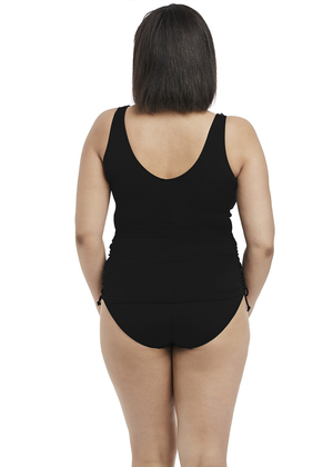 Essentials Moulded Tankini Top Black Essentials  Black