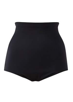 Essentials High Waist Bikini Brief Black Essentials  Black