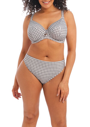 Checkmate Mid Rise Bikini Brief Grey Marl Checkmate  Grey Marl