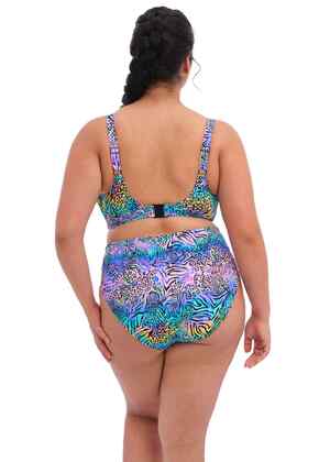 Electric Savannah Mid Rise Bikini Brief Zebra Electric Savannah  Zebra