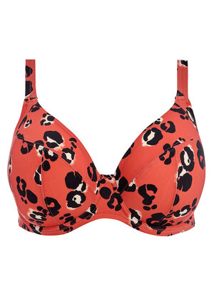Kotiya Plunge Bikini Top Terracotta Kotiya  Terracotta