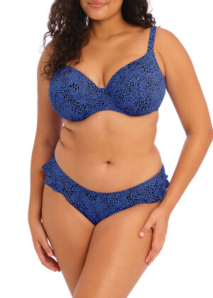 Pebble Cove Plunge Bikini Top Blue Pebble Cove  Blue
