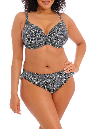 Pebble Cove Plunge Bikini Top Black Pebble Cove  Black