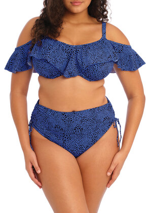 Pebble Cove Bardot Bikini Top Blue Pebble Cove  Blue