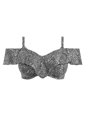 Pebble Cove Bardot Bikini Top Black Pebble Cove  Black