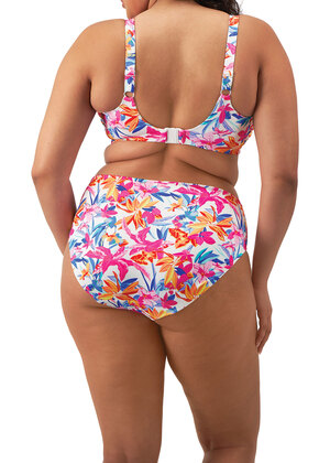 Savaneta Mid Rise Bikini Brief White Savaneta  White