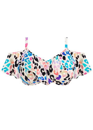 Party Bay Bardot Bikini Top Multi Party Bay  Multi