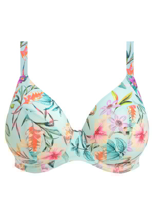 Sunshine Cove Plunge Bikini Top Aqua Sunshine Cove  Aqua