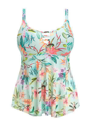 Sunshine Cove Moulded Tankini Top Aqua Sunshine Cove  Aqua