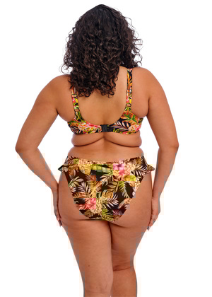 Tiger Valley Plunge Bikini Top Black Tiger Valley  Black