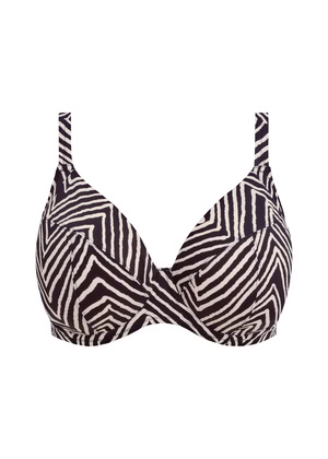 Fiji Falls Plunge Bikini Top Black Fiji Falls  Black