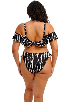 Echo Shell High Leg Bikini Brief Black Echo Shell  Black