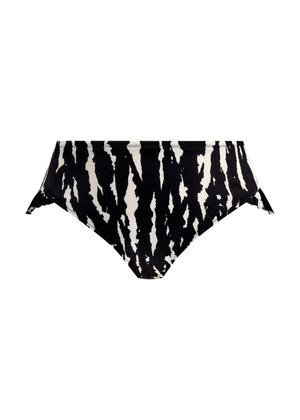 Echo Shell High Leg Bikini Brief Black Echo Shell  Black