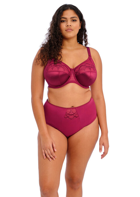 Elomi Women's Plus-Size Cate Underwire Full Cup Banded Bra, Hazel