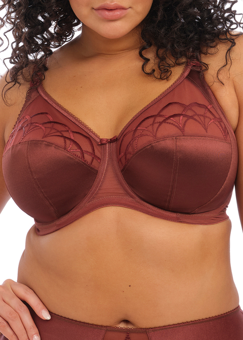 Cate Dark Copper Full Cup Banded Bra from Elomi