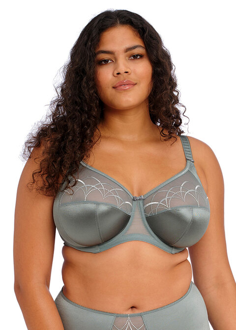 Elomi Women's Plus Size Cate Underwire Full Cup Banded Bra, Dark