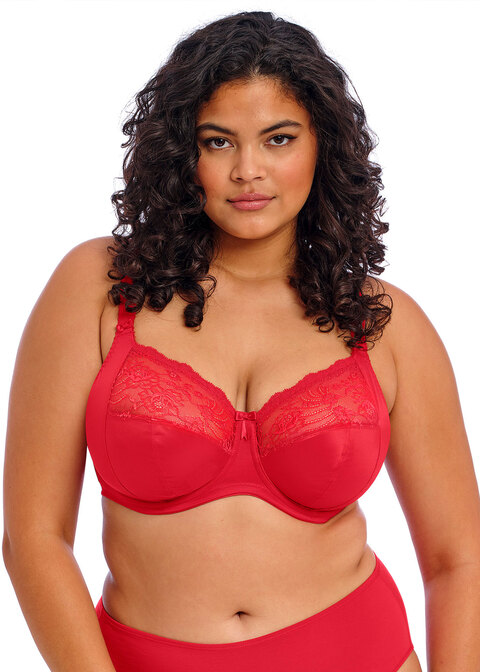 Morgan Haute Red Stretch Banded Bra from Elomi
