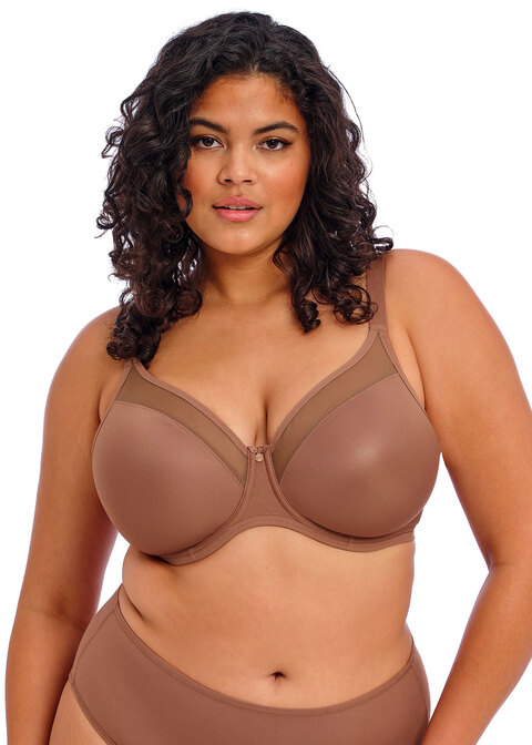 Elomi Smooth Unlined Underwire Molded Bra (4301),40G,Clove