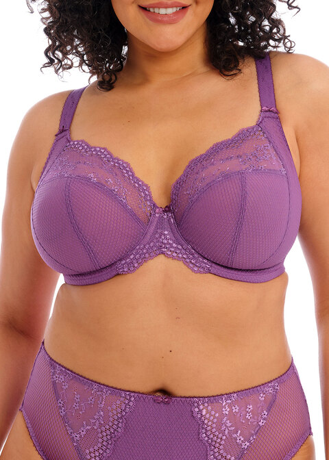 Elomi Charley Underwire Plunge Bra in Pansy (PAY)