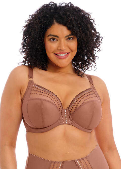 Embroidered Soft Cup Plunge Bra - Preview